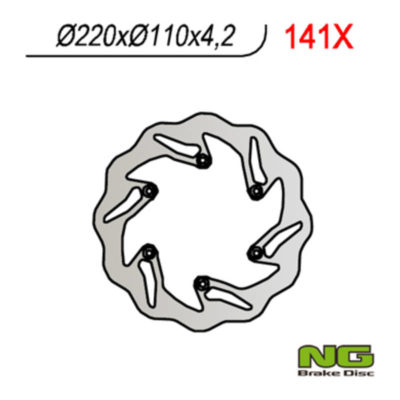 Disque de freins NG Brake Disc 220/110/4.2mm (6 trou)