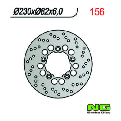 Disque de freins NG Brake Disc 230/82/6mm (5 trou)
