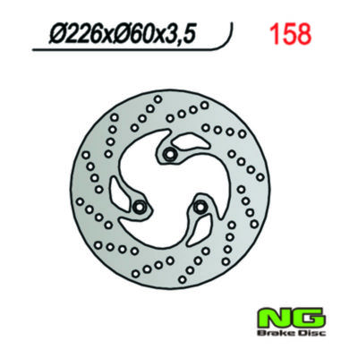 Disque de freins NG Brake Disc 226/60/3.5mm (3 trou)