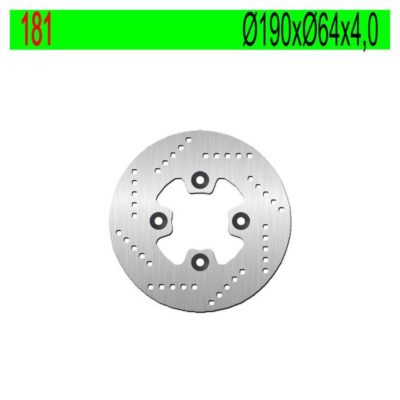 Disque de freins NG Brake Disc 190/64/4mm (4 trous)