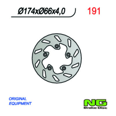 Disque de freins NG Brake Disc 174/66/4mm (5 trou)