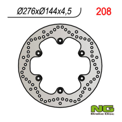 Disque de freins NG Brake Disc 276/144/4.5mm (6 trou)
