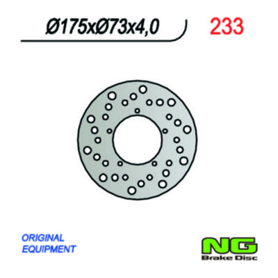 Disque de freins NG Brake Disc 175/73/4mm (5 trou)