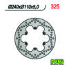 Disque de freins NG Brake Disc 240/110/5mm (6 trou)