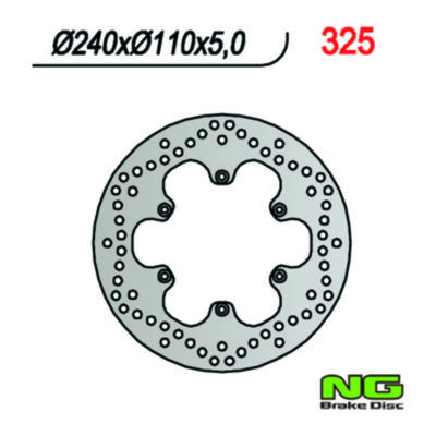 Disque de freins NG Brake Disc 240/110/5mm (6 trou)
