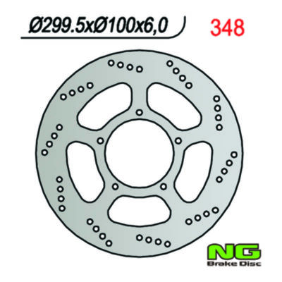 Disque de freins NG Brake Disc 299/100/6mm (5 trou)