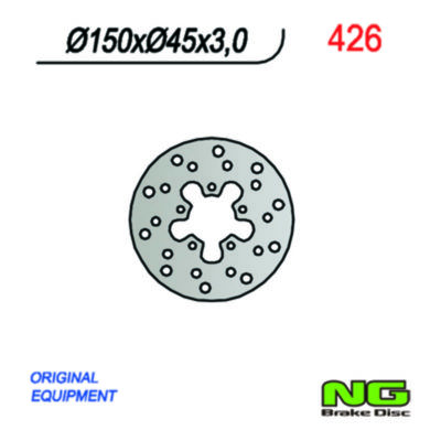 Disque de freins NG Brake Disc 150/45/3mm (5 trou)