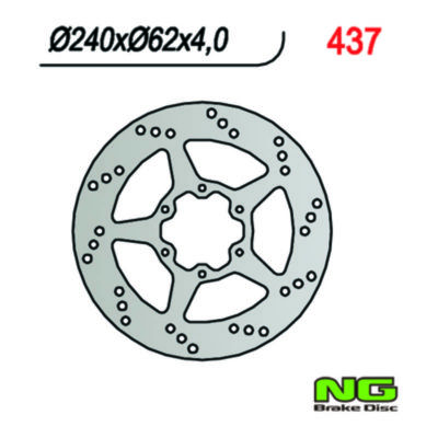 Disque de freins NG Brake Disc 240/62/4mm (6 trou)