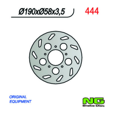 Disque de freins NG Brake Disc 190/58/3.5mm (5 trou)
