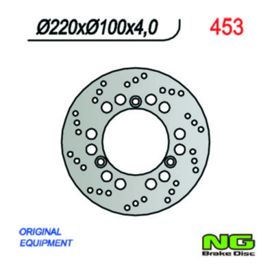 Disque de freins NG Brake Disc 220/100/4mm (3 trou)