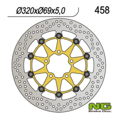 Disque de freins NG Brake Disc 320/69/5mm (5 trou)