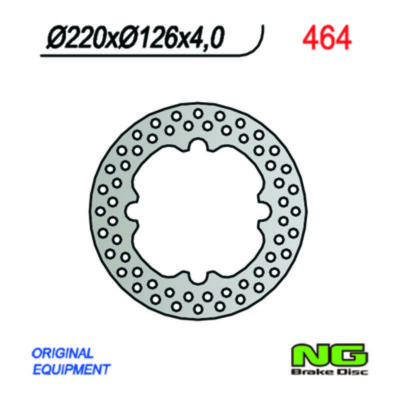 Disque de freins NG Brake Disc 220/126/4mm (4 trou)
