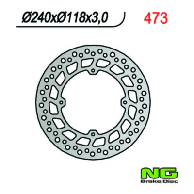 Disque de freins NG Brake Disc 240/118/3mm (4 trou)