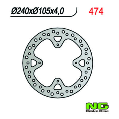 Disque de freins NG Brake Disc 240/105/4mm (4 trou)