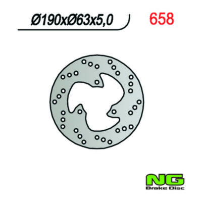 Disque de freins NG Brake Disc 190/63/5mm (3 trou)