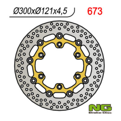 Disque de freins NG Brake Disc 260/121/4.5mm (6 trou)