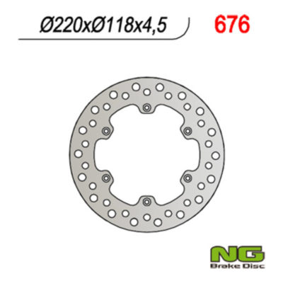 Disque de freins NG Brake Disc 220/118/4.5mm (6 trou)