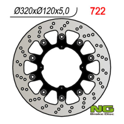 Disque de freins NG Brake Disc 320/120/5mm (4 trou)