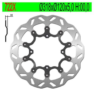 Disque de freins NG Brake Disc 318/120/5mm (4 trous)