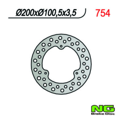 Disque de freins NG Brake Disc 200/100/3.5mm (3 trou)