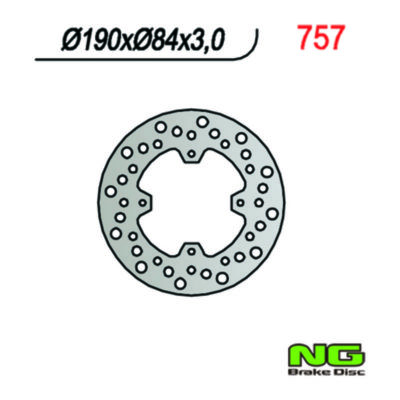 Disque de freins NG Brake Disc 190/84/3mm (4 trou)