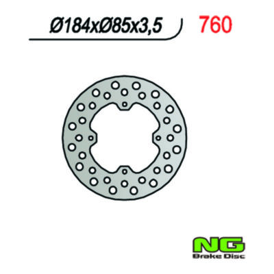Disque de freins NG Brake Disc 184/85/3.5mm (4 trou)