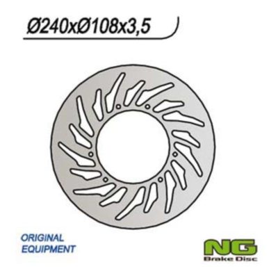 Disque de freins NG Brake Disc 240/108/3.5mm (6 trou)