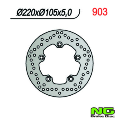 Disque de freins NG Brake Disc 220/105/5mm (5 trou)