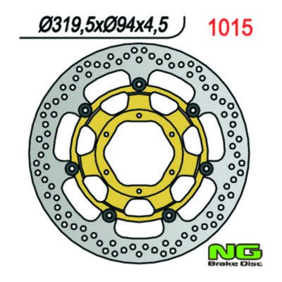Disque de freins NG Brake Disc 320/94/4.5mm (6 trou)