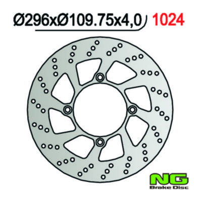 Disque de freins NG Brake Disc 296/112/4mm (4 trou)