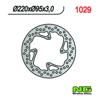 Disque de freins NG Brake Disc 220/95/3mm (4 trou)
