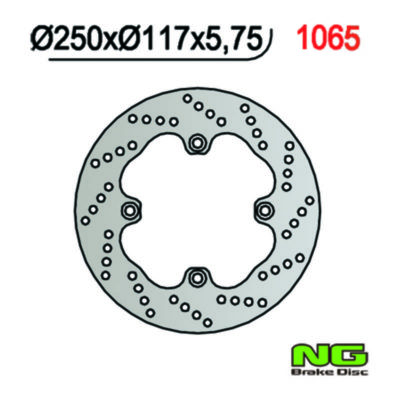 Disque de freins NG Brake Disc 250/117/5.7mm (4 trou)