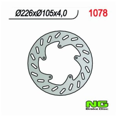 Disque de freins NG Brake Disc 226/105/4mm (5 trou)