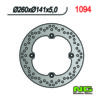 Disque de freins NG Brake Disc 260/141/5mm (4 trou)