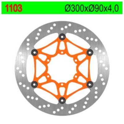 Disque de freins NG Brake Disc 300/90/4mm (6 trou)