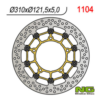 Disque de freins NG Brake Disc 310/121/5mm (5 trou)