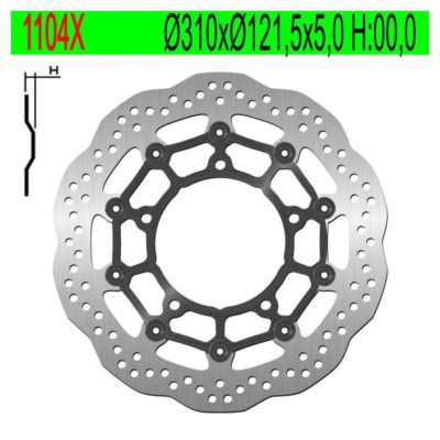 Disque de freins NG Brake Disc 310/121.5/5mm (5 trous)