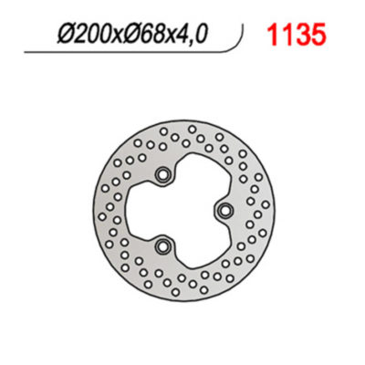 Disque de frein NG Brake Disc 200/68/4mm (3 Loch)