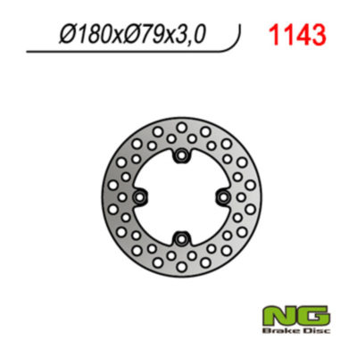 Disque de freins NG Brake Disc 180/79/3mm (4 trou)