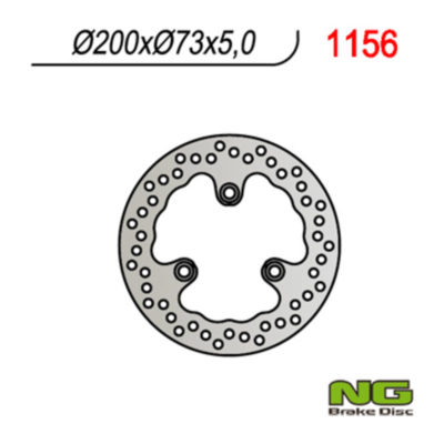 Disque de freins NG Brake Disc 200/73/4.5mm (3 trou)