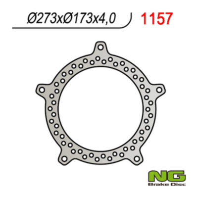 Disque de freins NG Brake Disc 224/173/4mm (5 trou)