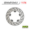 Disque de freins NG Brake Disc 240/120/5mm (5 trou)