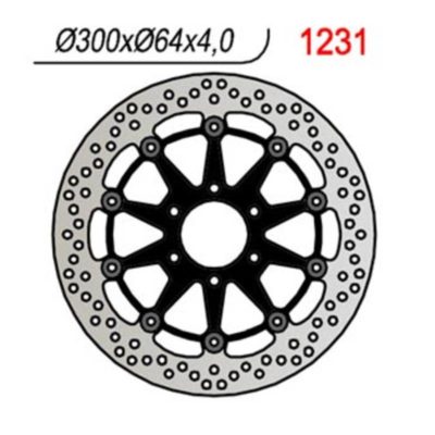 Disque de freins NG Brake Disc 300/64/4mm (6 trou)