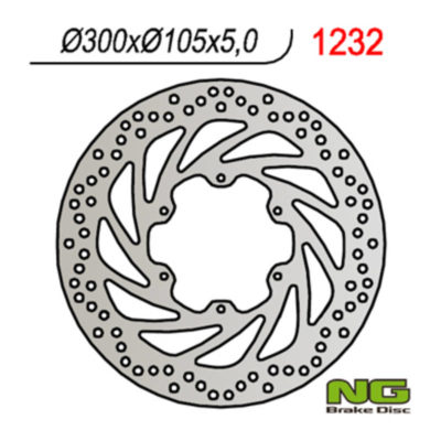 Disque de freins NG Brake Disc 300/105/5mm (6 trou)