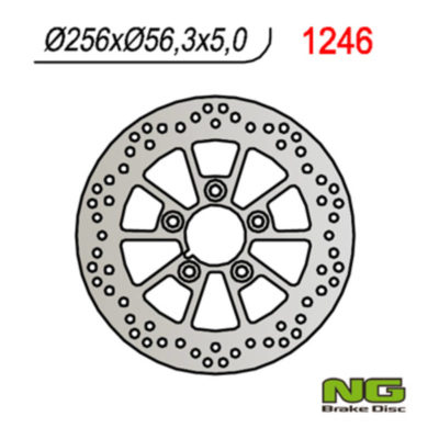 Disque de freins NG Brake Disc 256/56.3/5mm (5 trou)