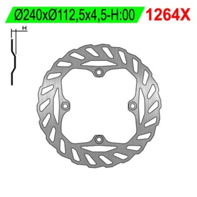 Disque de freins NG Brake Disc 240/112/4mm (4  trou)