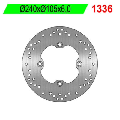 Disque de freins NG Brake Disc 240/105/6mm (4 trou)
