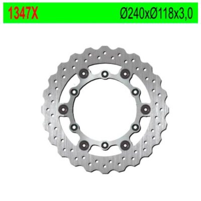 Disque de freins NG 240/118/3mm (6 trou)