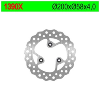 Disque de frein NG Brake Disc 200/58/4mm (3 trou)