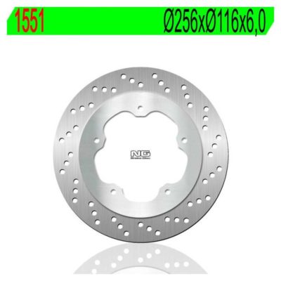 Disque de freins NG Brake Disc 256/116/6mm (5 trous)
